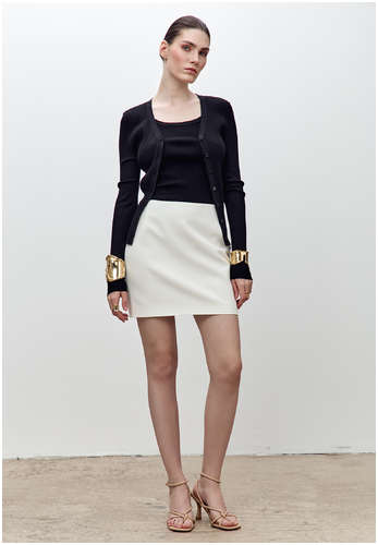 Кардиган из плотного трикотажа в рубчик AZUR 197794 / 102213626 - вид 2