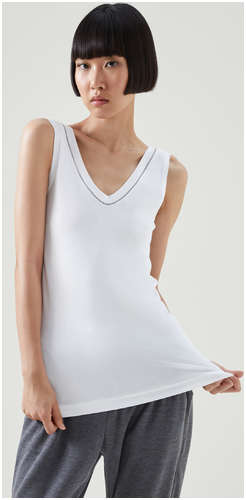 Майка BRUNELLO CUCINELLI 189657 / 102192738 - вид 2