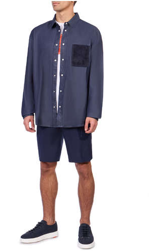 Рубашка джинсовая ZILLI 193226 / 102193622 - вид 2