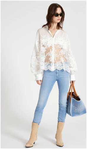 Рубашка ERMANNO SCERVINO 191158 / 102192496 - вид 2