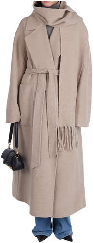 Пальто с шарфом SFILATO 200639 / 102206943 - вид 2