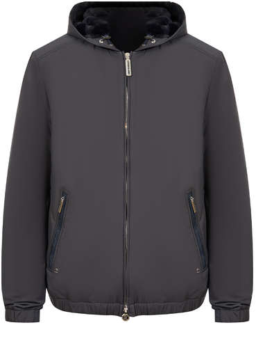 Бомбер на меху STEFANO RICCI 102203610