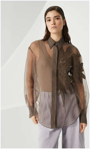 Рубашка BRUNELLO CUCINELLI 102189499