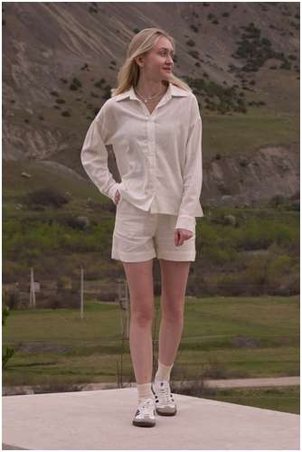 Льняные шорты ″Caitline″ AZUR 188494 / 102209578 - вид 2