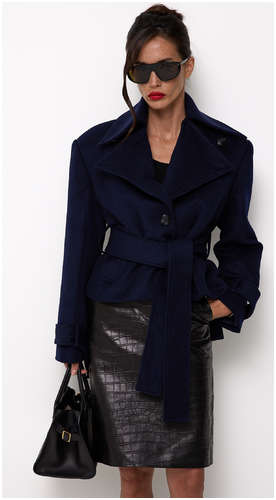 Короткое пальто из шерсти THE REAL BASE WMC002 / 102209572 - вид 2