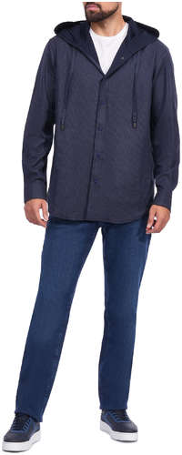 Рубашка с капюшоном ZILLI 178853 / 102201160 - вид 2