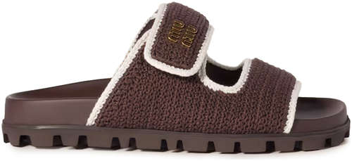 Шлепанцы MIU MIU 102206872