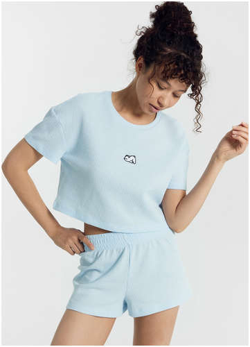Комплект женский (футболка, шорты) Mark Formelle / 103185276