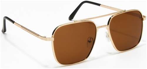 Очки солнцезащитные uv 400, дужка 13.1 см, ширина 12.5 см, линза 4.9×5.3 см onesun 103235185