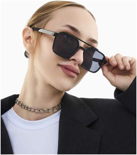 Очки солнцезащитные, uv 400, ширина 15 см, дужка 15 см, линза 5×4.2 см onesun 103236975