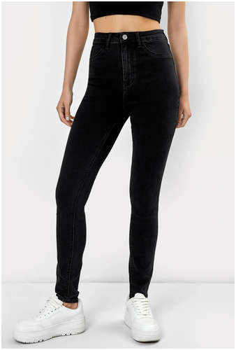 Брюки женские джинсовые jeggins в сером оттенке Mark Formelle / 103166798