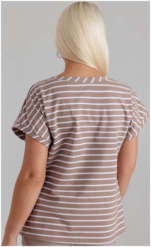 Блузка кофейный Rise / 103240756 - вид 2