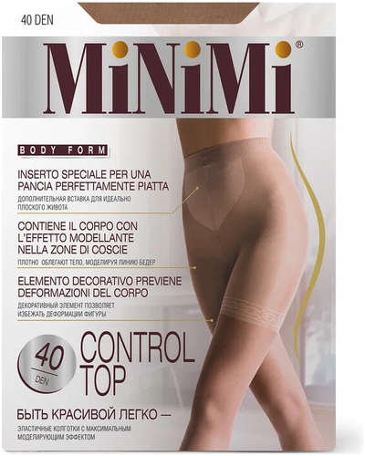 Колготки mini control top 40/140 (утяжка- шорты) caramello MINIMI 103126176