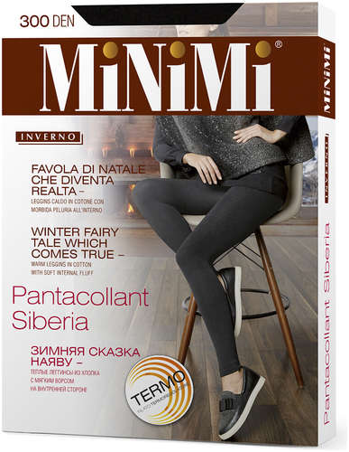 Леггинсы mini pantacollant siberia nero maxi MINIMI / 103153476
