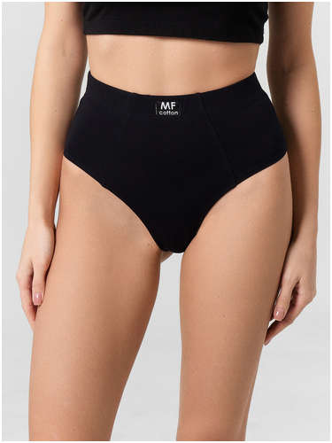 Трусы женские черные с высокой посадкой Mark Formelle / 103224731 - вид 2