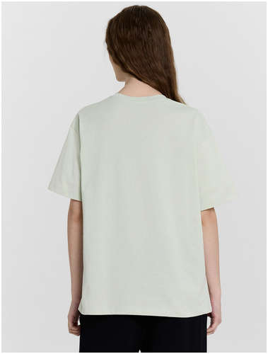 Футболка женская зеленая с принтом Mark Formelle / 103239576 - вид 2