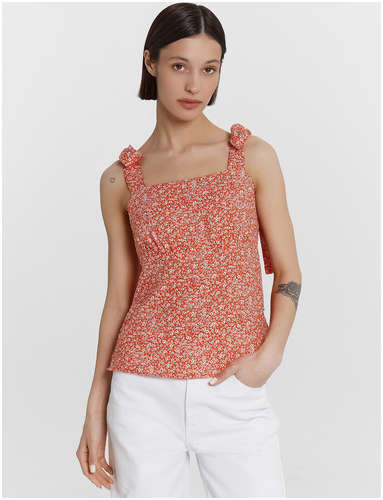 Топ женский с цветочным принтом Mark Formelle / 103235372 - вид 2