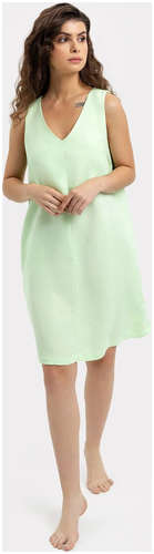 Платье женское домашнее в светло-зеленом оттенке Mark Formelle / 103166835