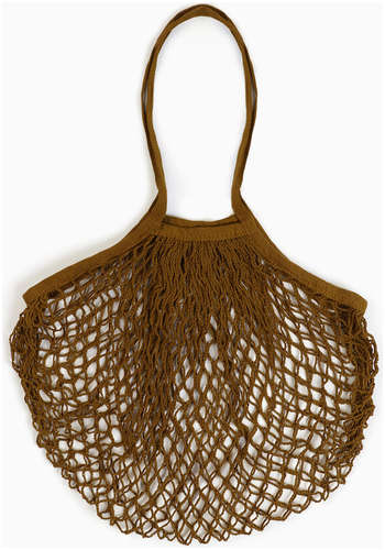 Сумка-авоська хозяйственная, клетка 1.5 см, коричневая TAKE IT EASY 103230643