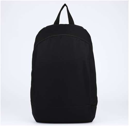 Рюкзак текстильный 46х30х10 см, вертикальный карман, цвет черный NAZAMOK / 103151671 - вид 2