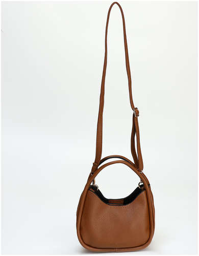 Сумка женская тоут на молнии, цвет коричневый 103218154