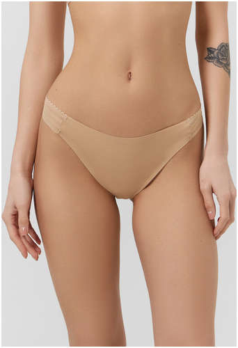 Трусы слипы женские бежевые в наборе, 3 шт Mark Formelle / 103233600 - вид 2