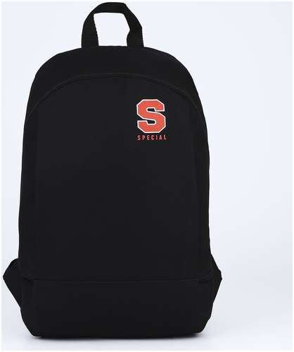 Рюкзак школьный текстильный speсial, 46х30х10 см, вертикальный карман, цвет черный NAZAMOK / 103151642 - вид 2
