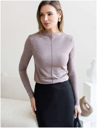 Джемпер кофейный VILATTE 103242938