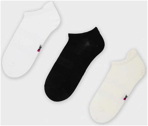 Носки однотонные короткие в наборе, 3 пары Mark Formelle / 103239331 - вид 2