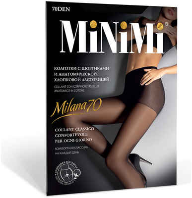 Колготки mini milana 70 (шортики) nero MINIMI / 103109120