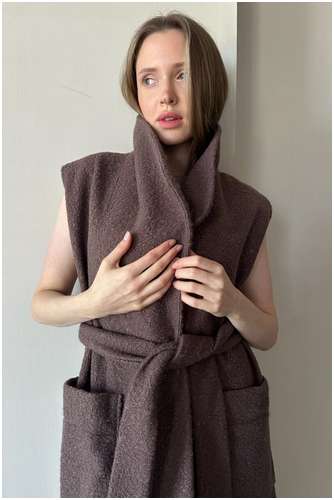 Жилет кофейный M&G / 103243076 - вид 2