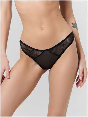 Трусы слипы женские черные полупрозрачные Mark Formelle / 103217333 - вид 2