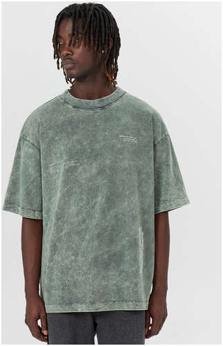 Футболка мужская серая с обработкой эйсид Mark Formelle 103242682