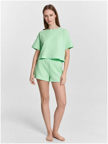 Комплект женский (футболка, шорты) Mark Formelle / 103229601 - вид 2