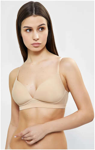 Бюстгальтер t-shirt без косточек бежевого цвета Mark Formelle / 103241333 - вид 2