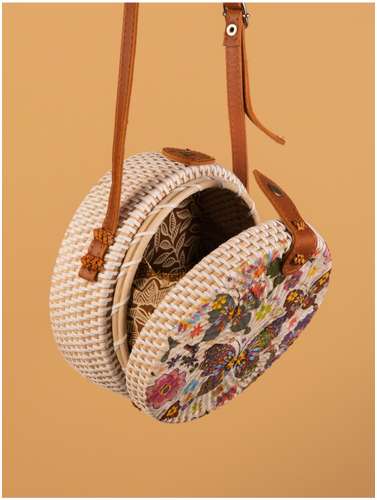 Сумка женская через плечо плетеная / 103234433 - вид 2