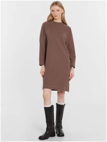 Платье свитшот женское коричневое Mark Formelle / 103214897 - вид 2