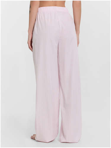 Брюки женские розовые в полоску Mark Formelle / 103241380 - вид 2