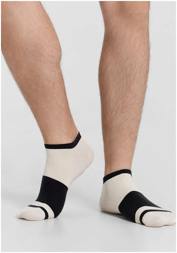 Носки мужские короткие в полоску Mark Formelle / 103240986 - вид 2