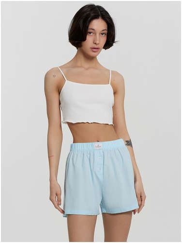 Шорты домашние женские голубые Mark Formelle 103235892