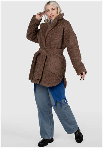 Пальто женское утепленное (пояс) EL PODIO / 103118506 - вид 2