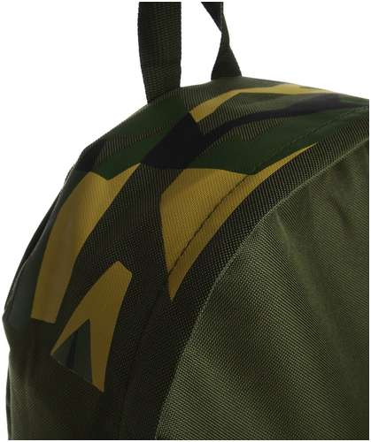 Рюкзак текстильный с печатью на верхней части, 38х29х11 см, зеленый NAZAMOK / 103165297 - вид 2