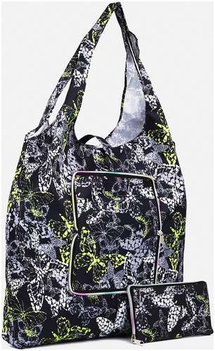 Сумка хозяйственная на кнопке, цвет черный 103241386