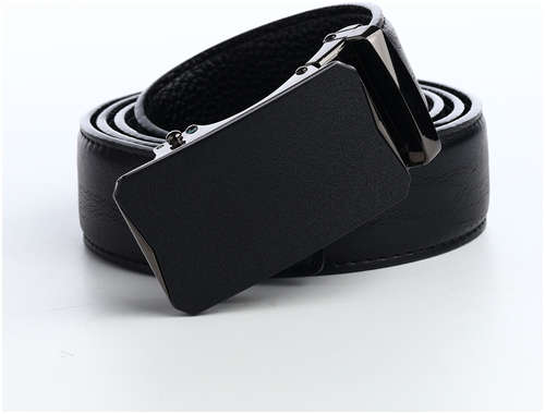 Ремень мужской, ширина 3,6 см, пряжка автомат, цвет черный / 103206450 - вид 2