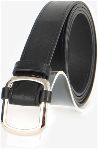 Ремень женский, ширина 2.7 см, пряжка металл, черный 103241549