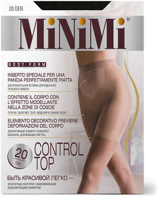 Колготки mini control top 20/140 (утяжка- шорты) nero MINIMI 103103575