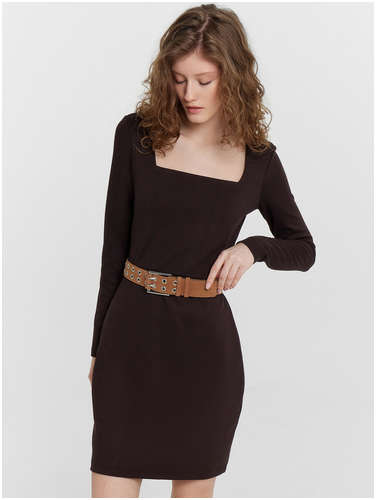 Платье женское коричневое Mark Formelle 103231456