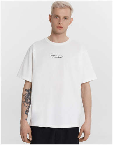 Футболка мужская белая с надписью Mark Formelle / 103231277 - вид 2