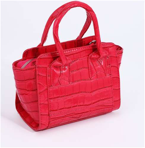 Сумка женская на молнии, цвет розовый / 103151237 - вид 2