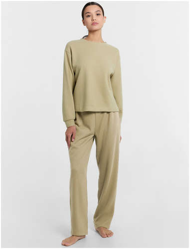 Джемпер домашний женский оливковый Mark Formelle / 103216598 - вид 2